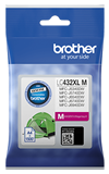 LC432XL Brother LC432XLM Magenta High Yield Ink Cartridge